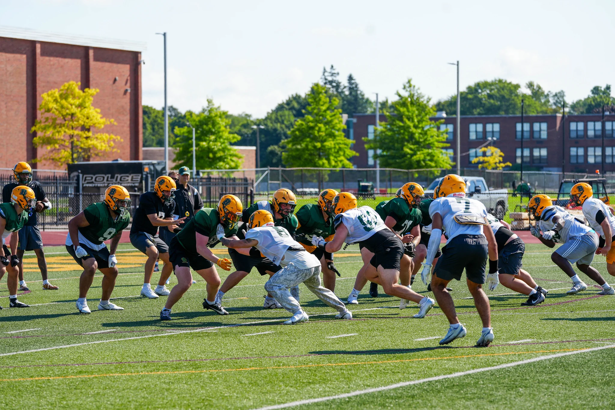 Offense gets things started with the snap of the ball