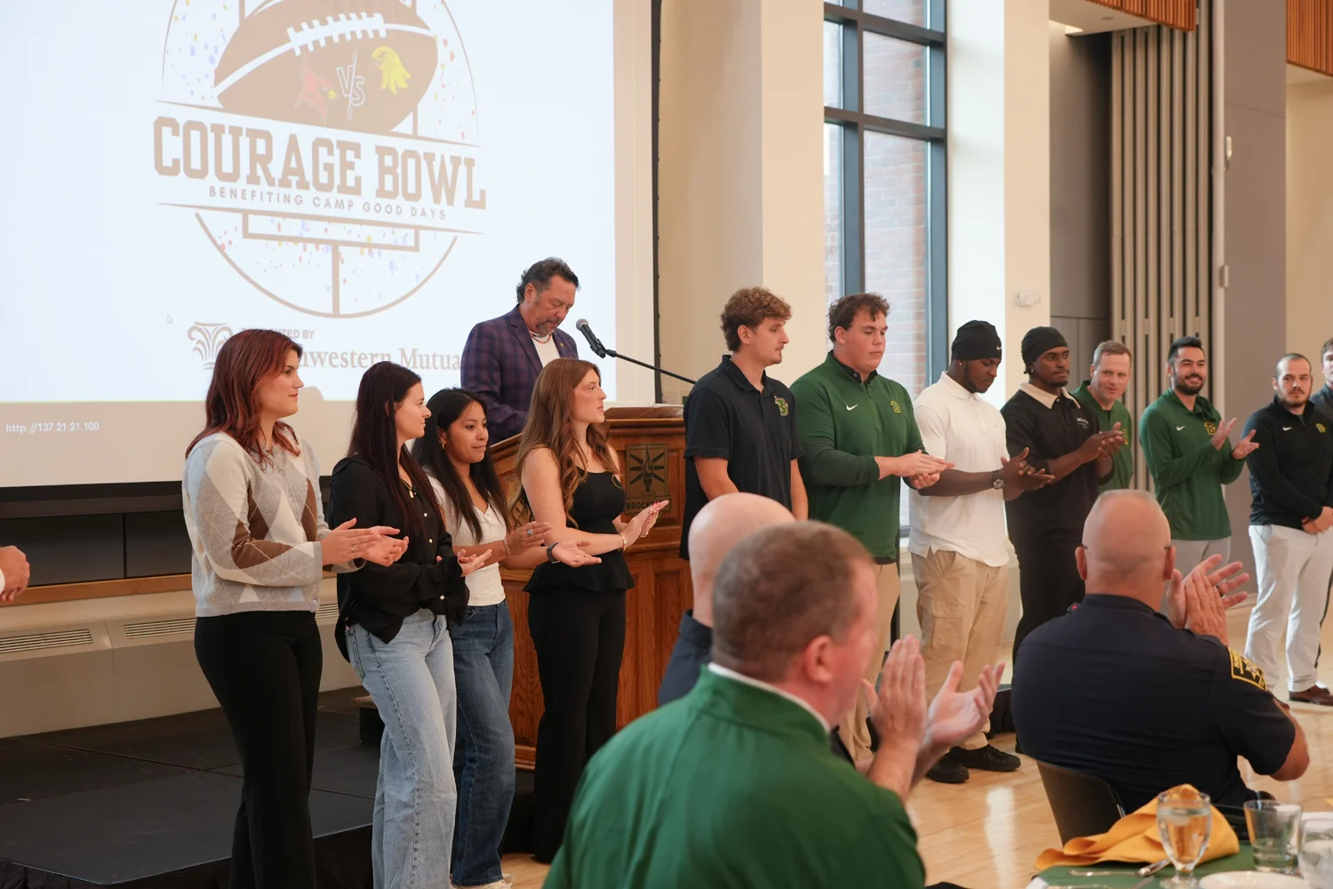 Brockport at the Courage Bowl Luncheon