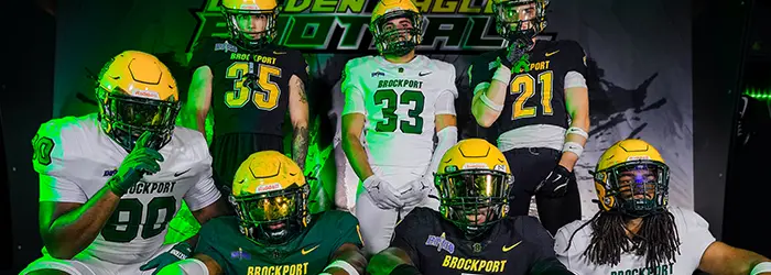 Brockport Football on Media Day 2026