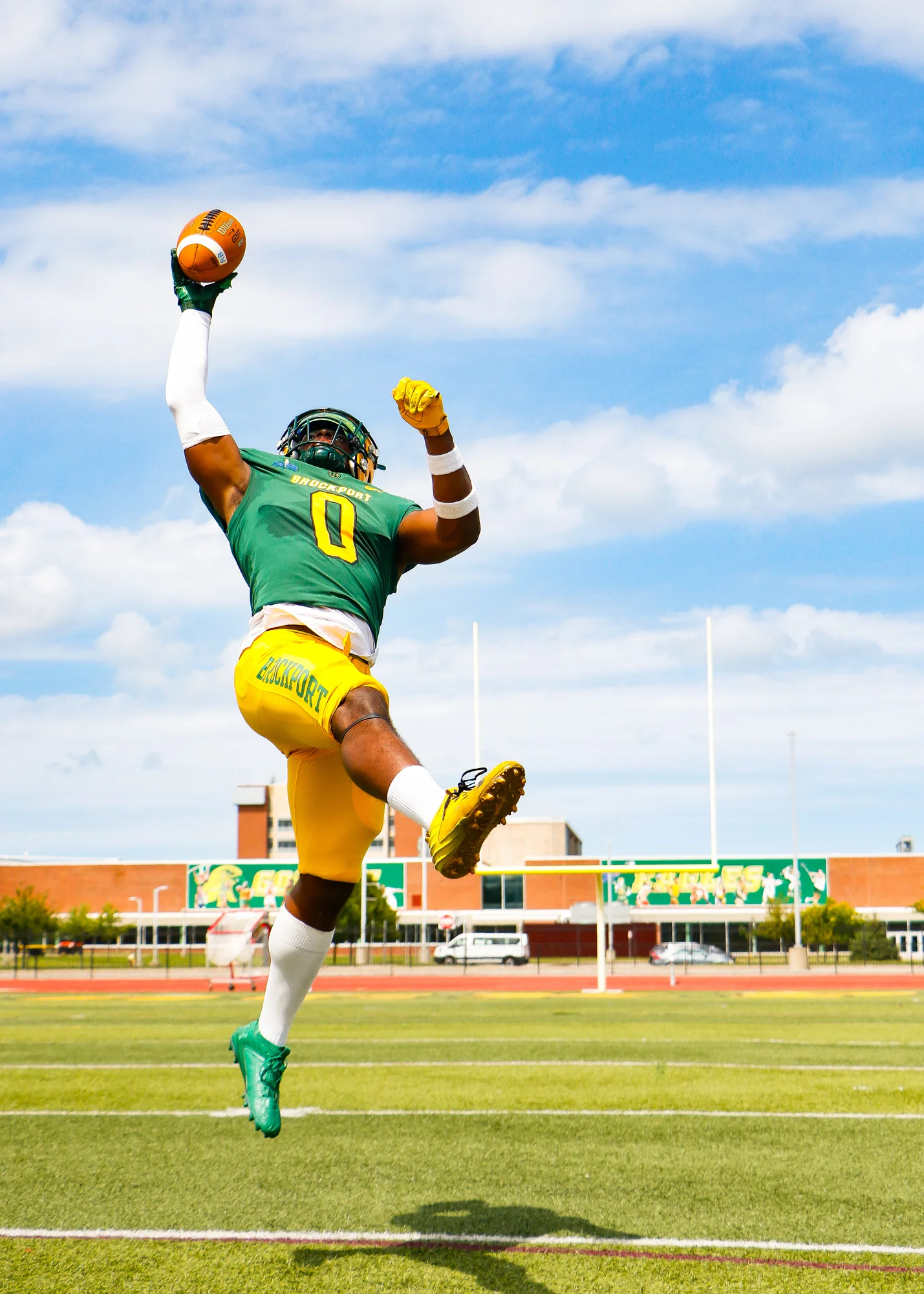 Brockport LB Going up on Media Day 2026