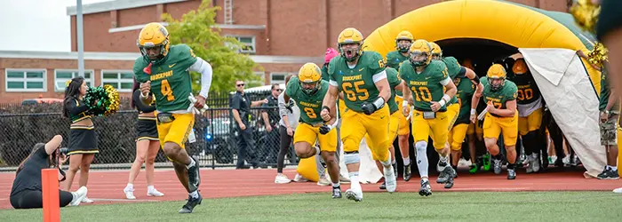 Brockport team hitting the field