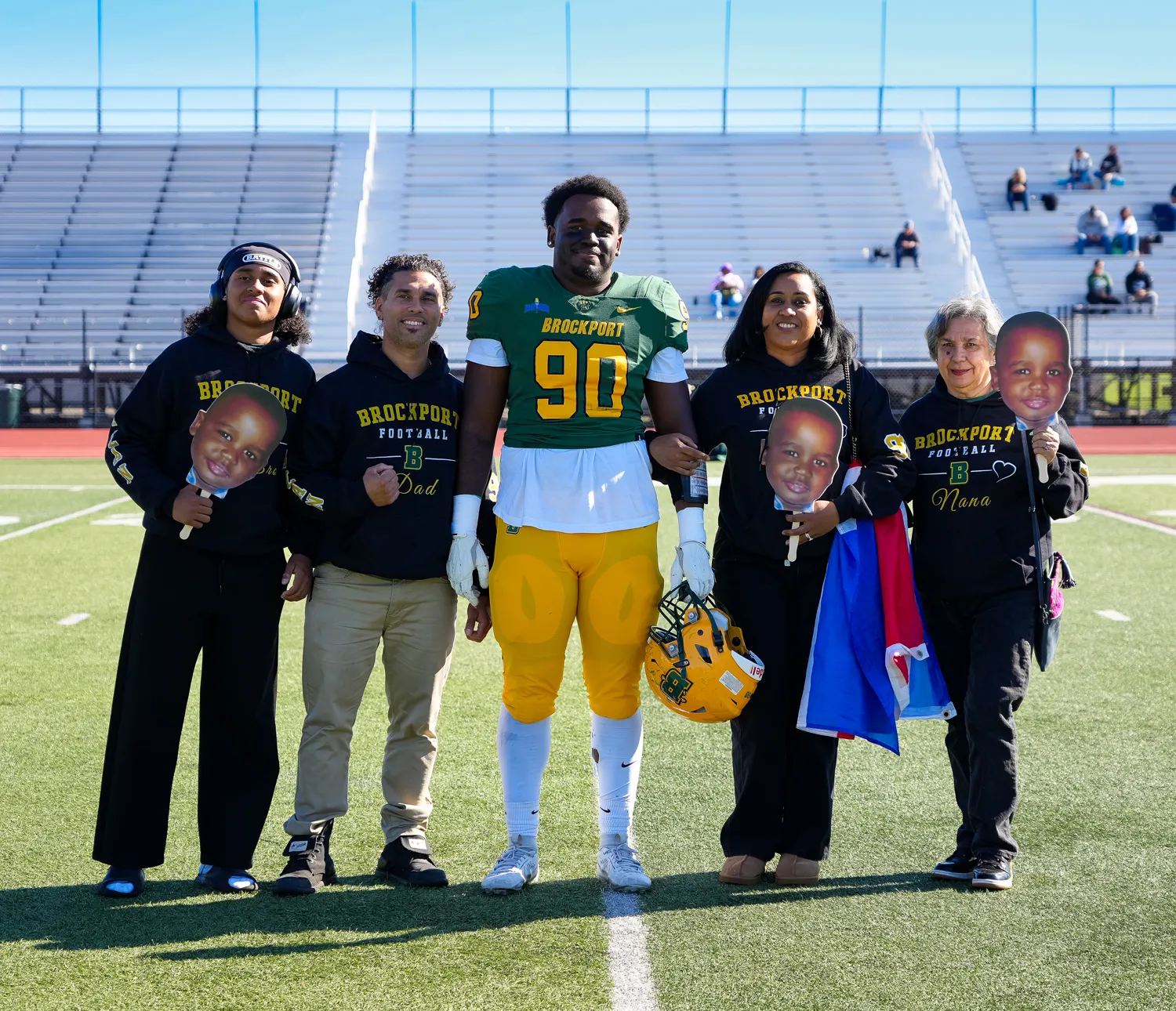 Alan-Ramirez Jimenez and Family on Senior Day 2026