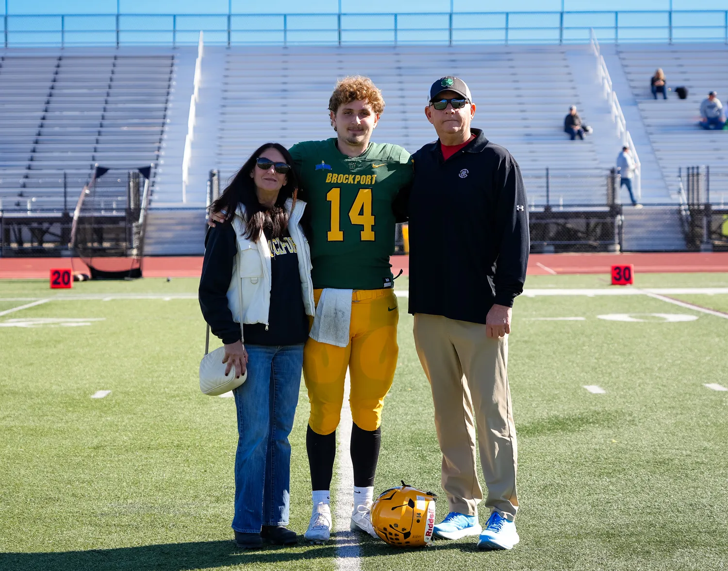Ben Gocella and Family on Senior Day 2026