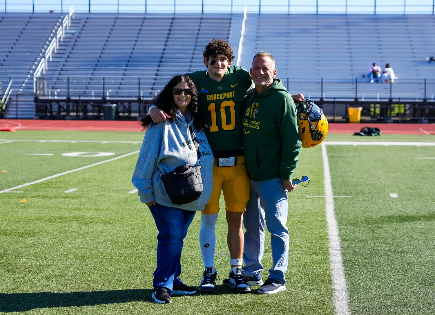 Chris McGuire and Family on Senior Day 2026