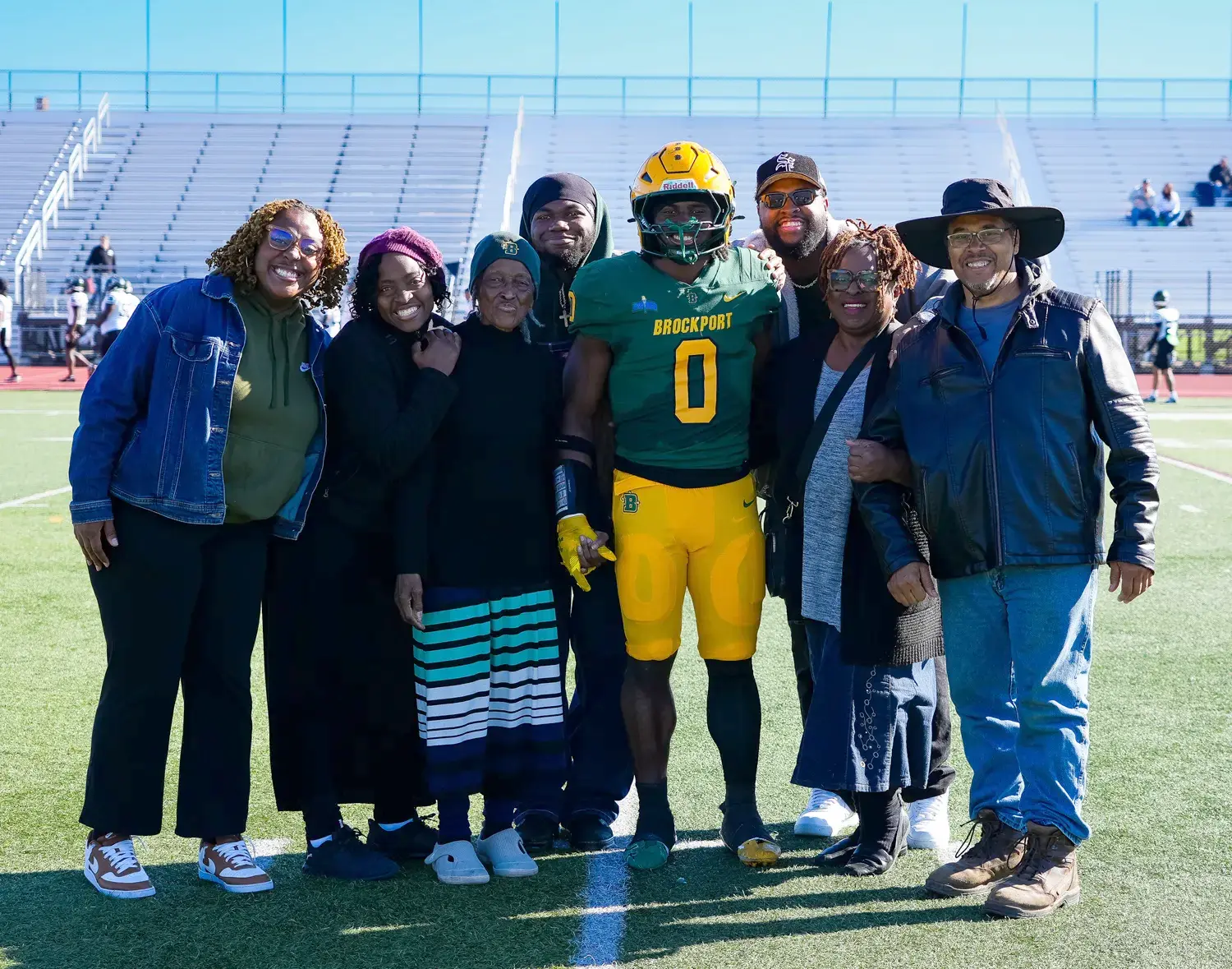 Darius Cervi and Family on Senior Day 2026