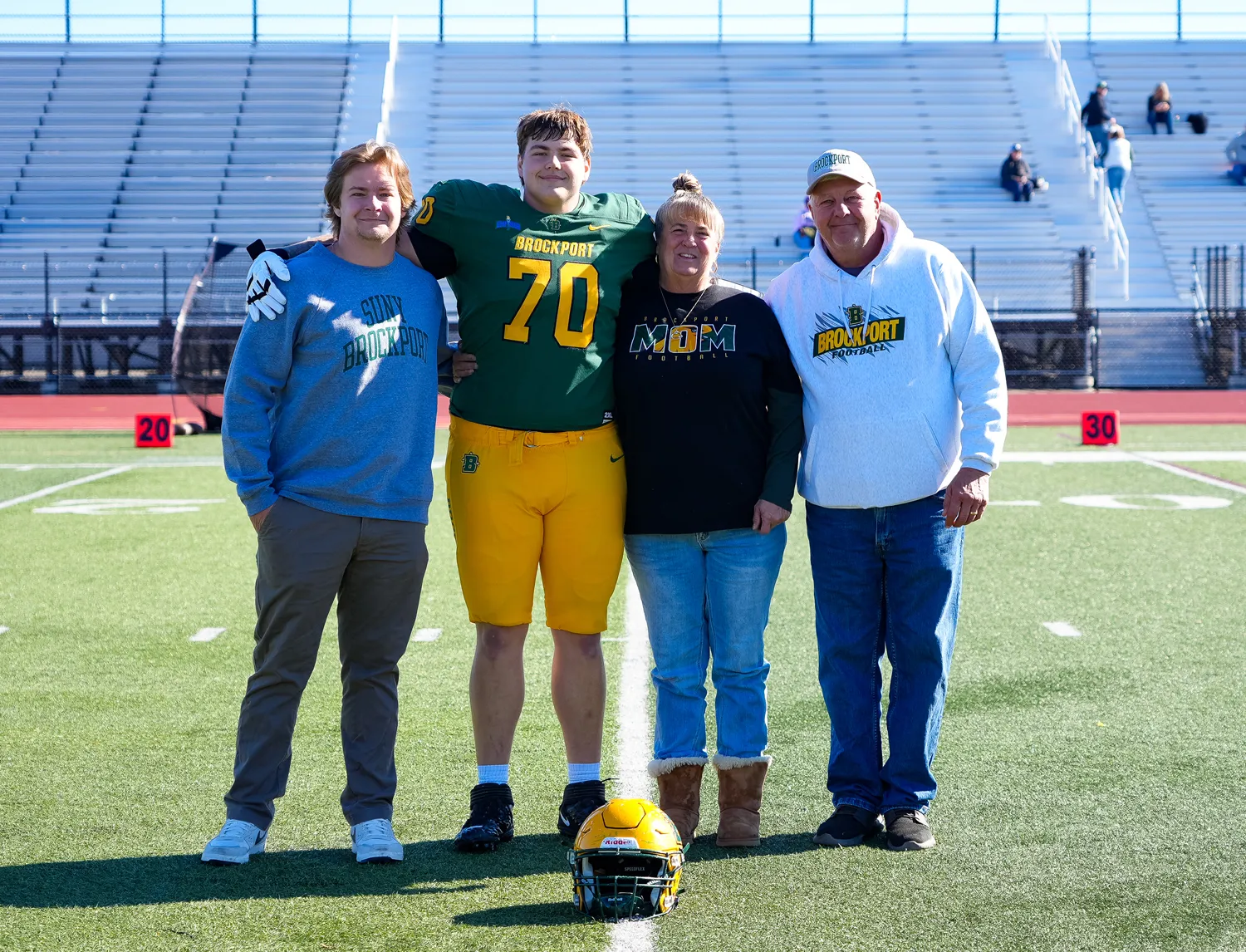 David Madura and Family on Senior Day 2026