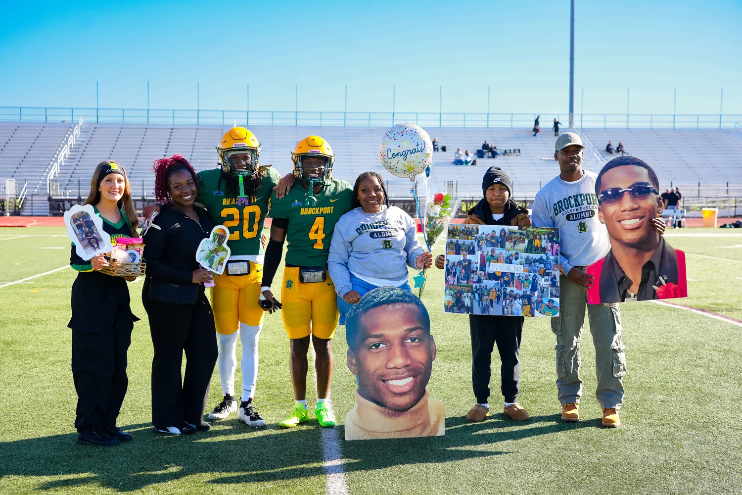 Jahmere Clarke and Family on Senior Day 2026