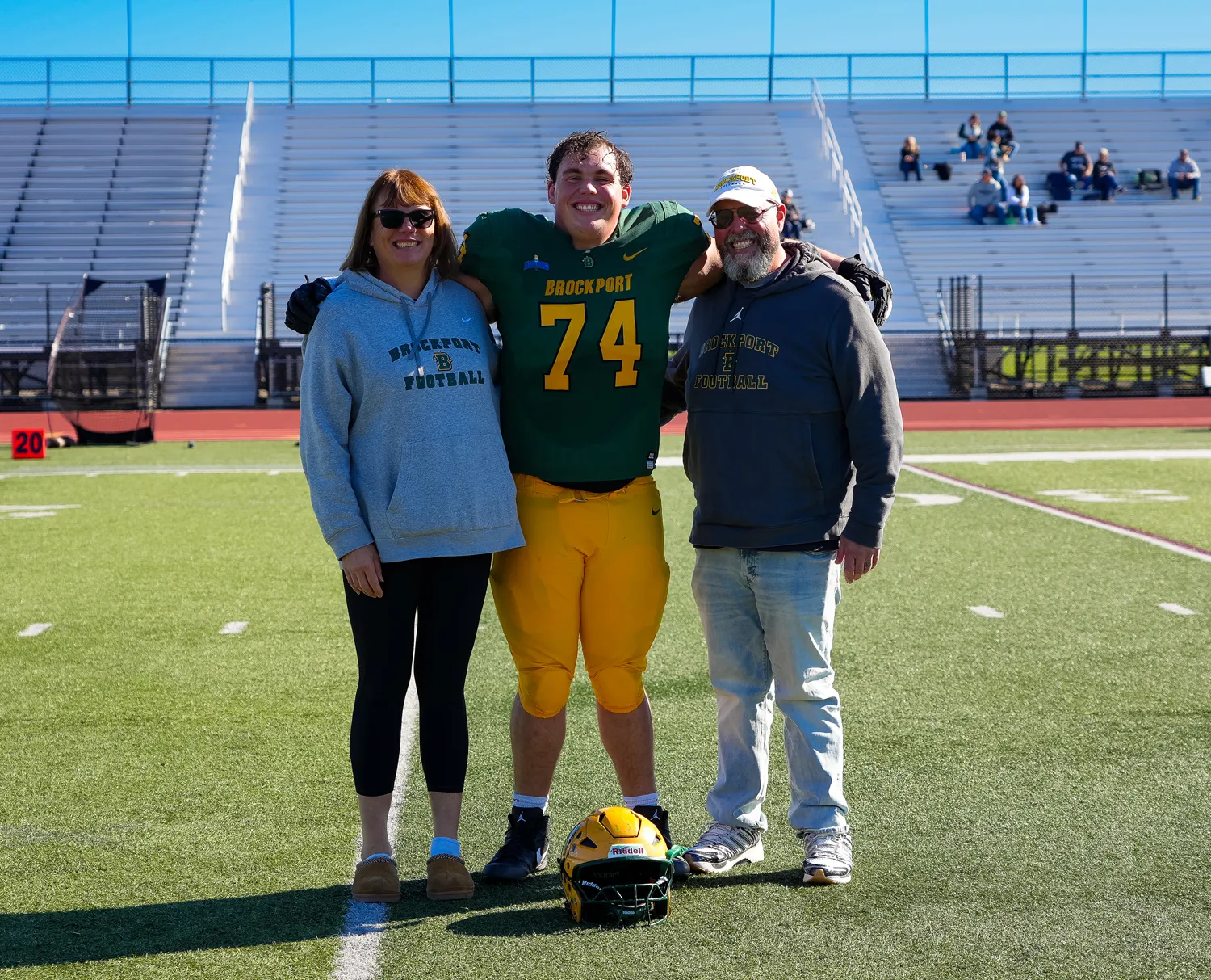 Liam Malgieri and Family on Senior Day 2026