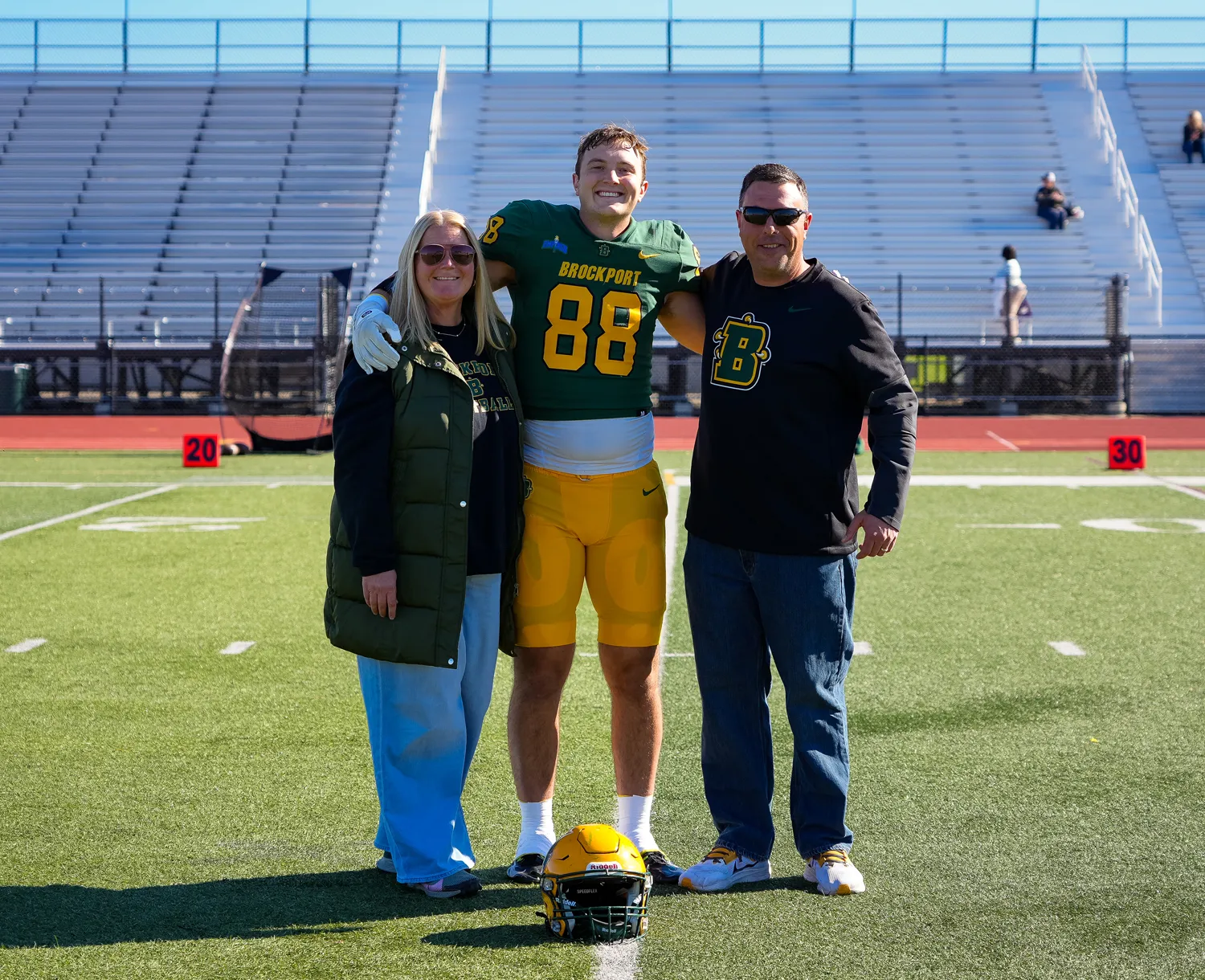 Patrick Louer and Family on Senior Day 2026