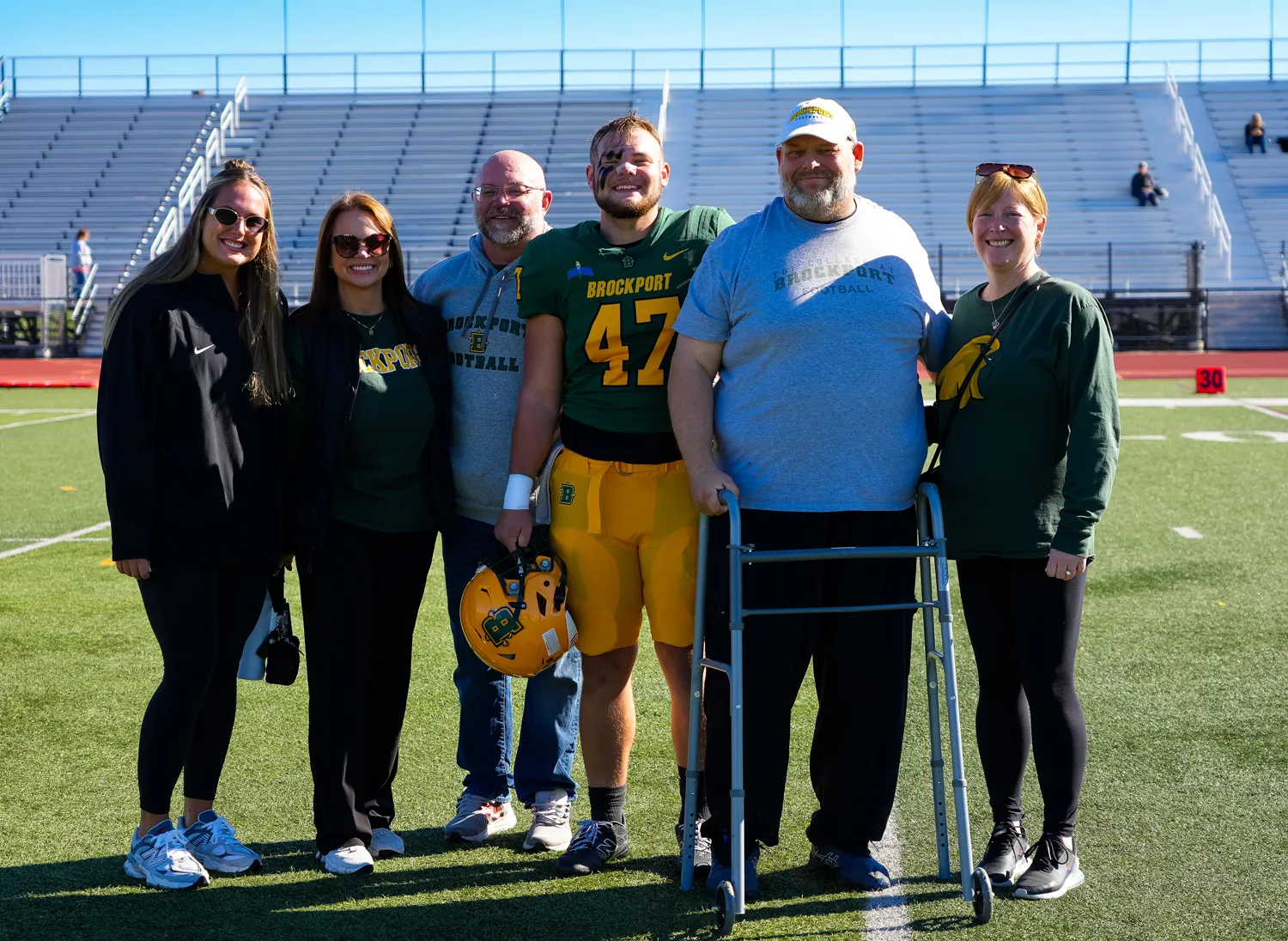 Richard Fleischmann and Family on Senior Day 2026