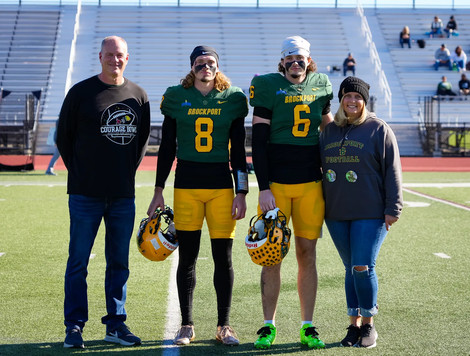 Slywka Brothers and Family on Senior Day 2026