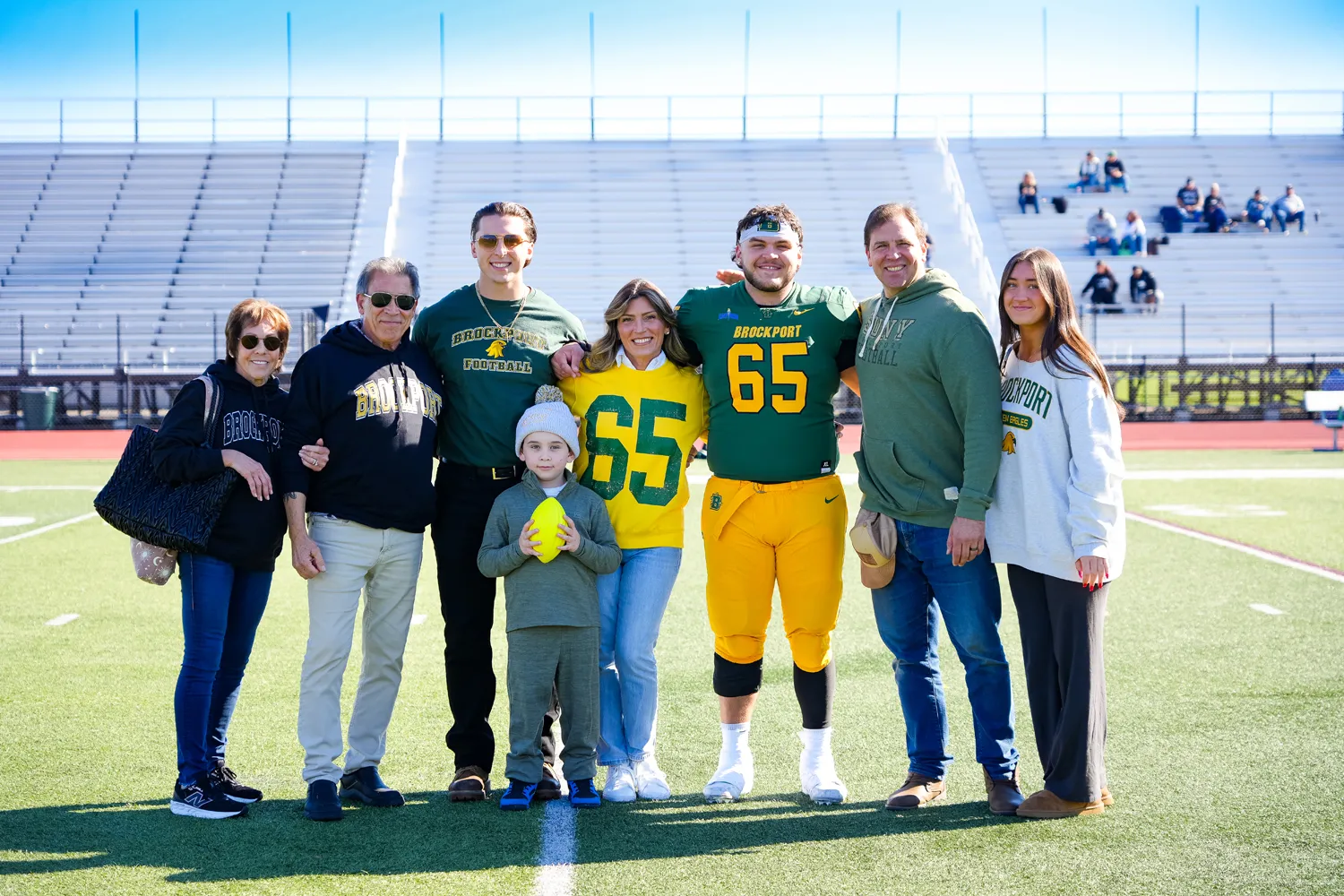 Tom Nazaruk and Family on Senior Day 2026