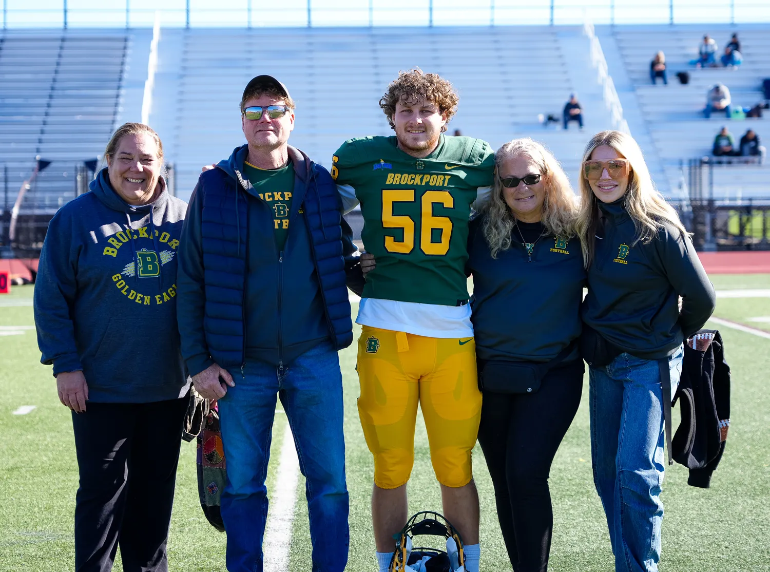William Feeney and Family on Senior Day 2026