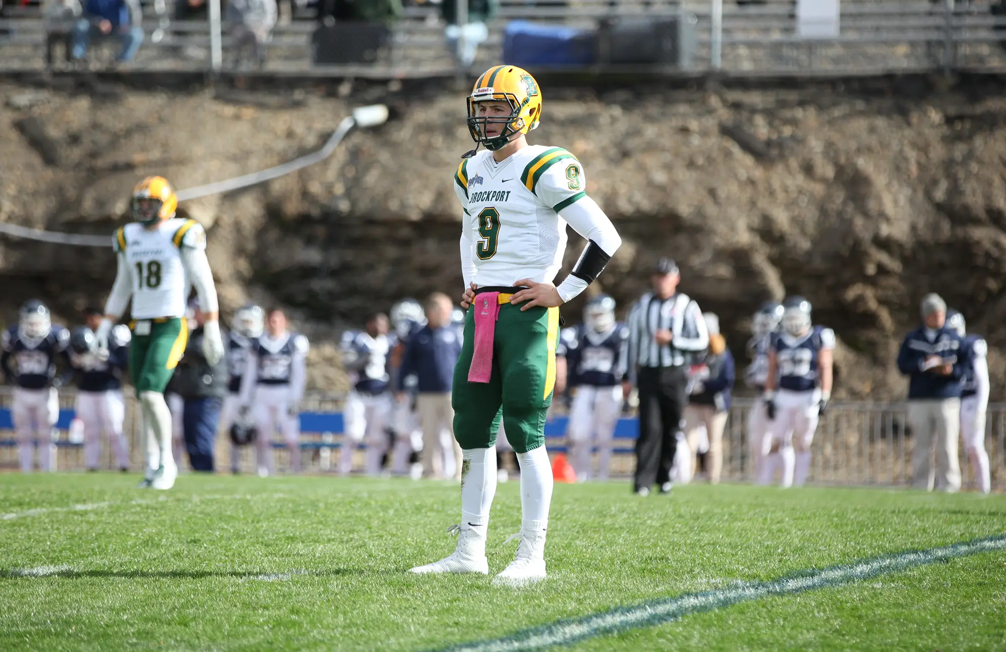 QB Wayne Bonsell threw for 5 TD's against Cortland in 2013